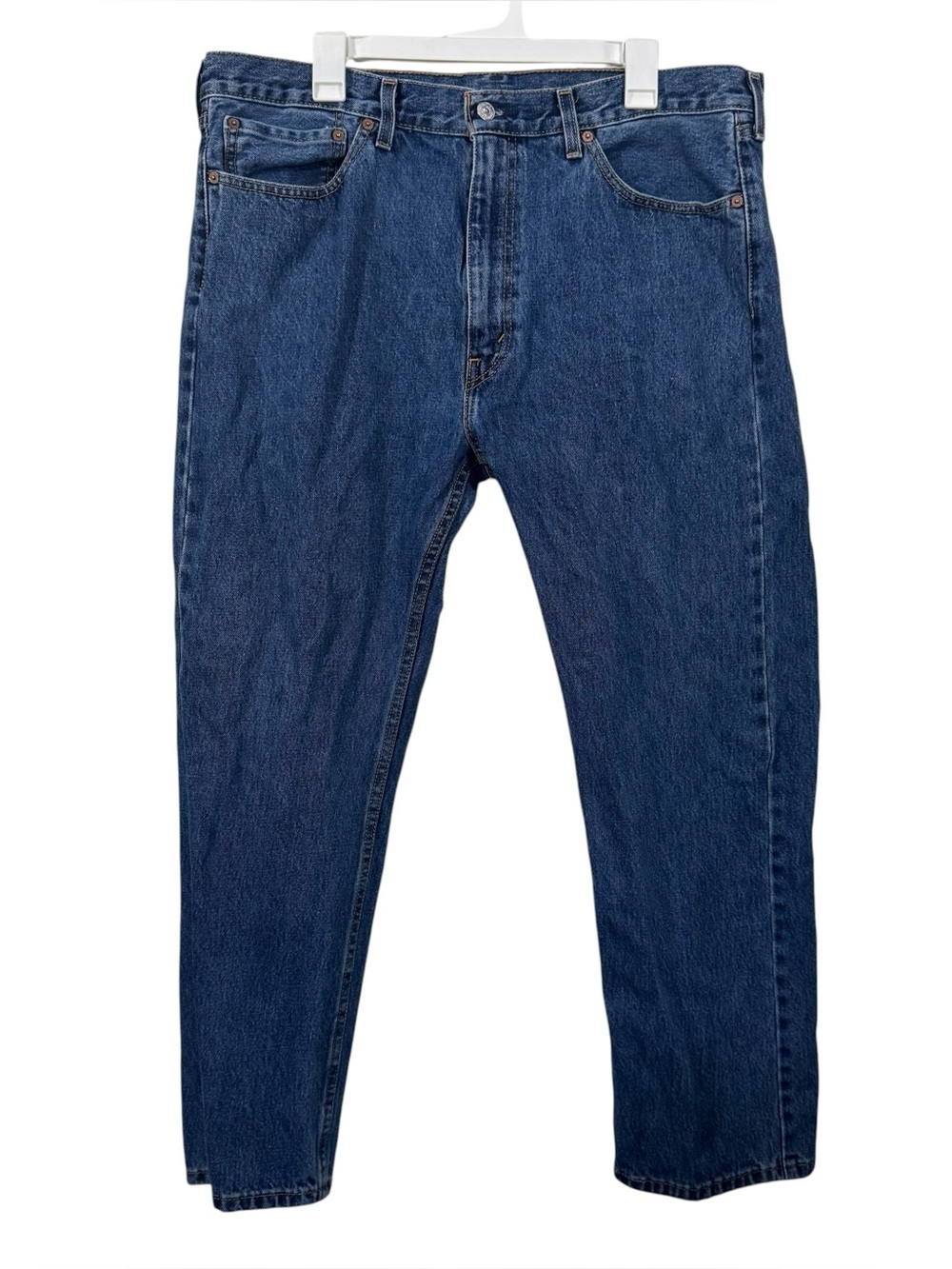 Levi's 505 38x29 Medium Wash Regular Fit Straight Leg Jeans